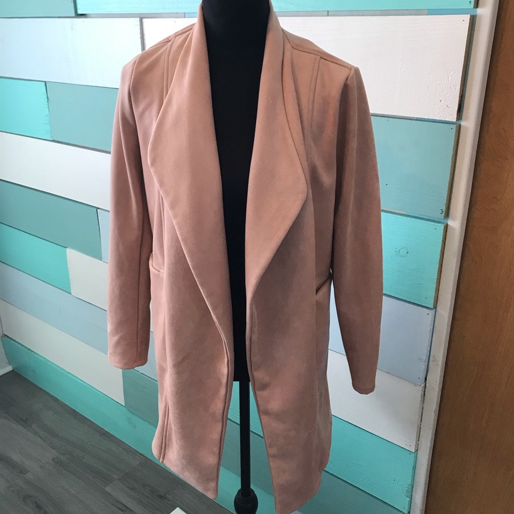 WOMAN'S BEAUTIFUL HAUTE MONDE BEIGE TAUPE - LIGHT WEIGHT JACKET SIZE S
